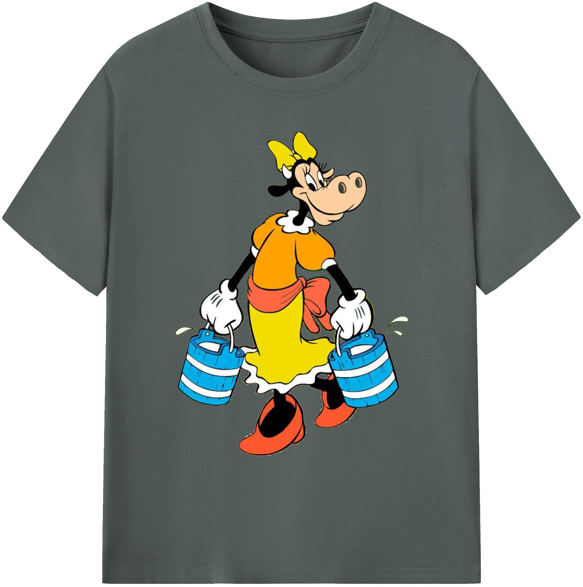 ミッキーマウス Mickey Mouse 綿100％ メンズ半袖Tシャツ｜肌触りやわらか＆通気性